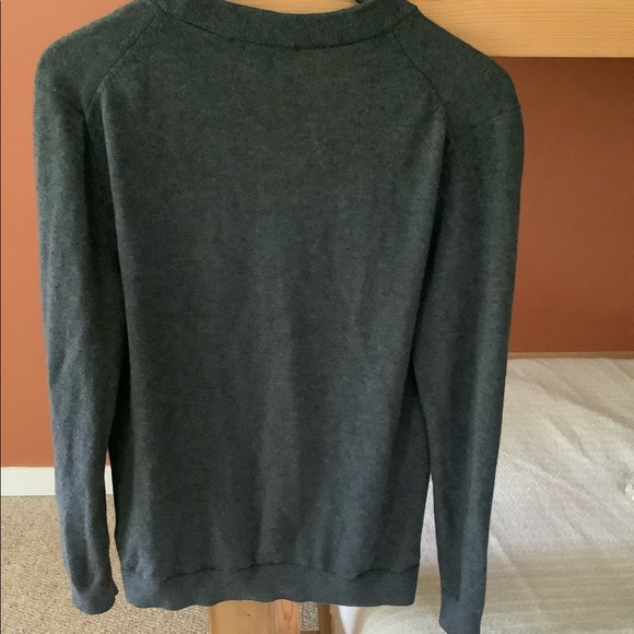 H&M Edition wool blend cardigan, size XS, dark grey - Picture 4 of 5